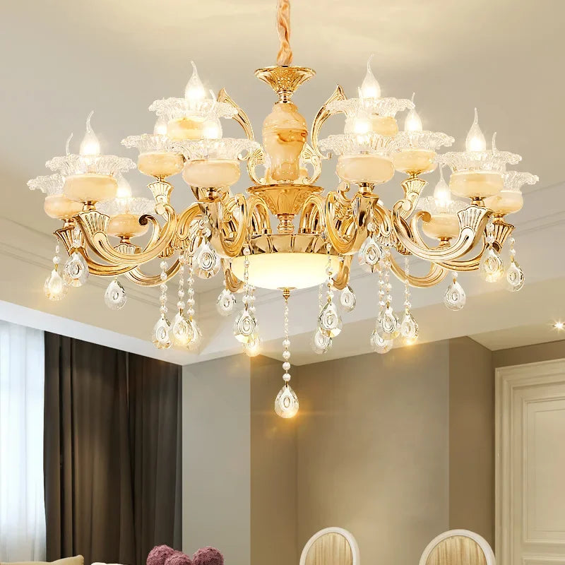 ثريا دولوميت LED بستة مصابيح من DecorBites™ للردهة وغرفة المعيشة والمطبخ - إضاءة سقف عصرية