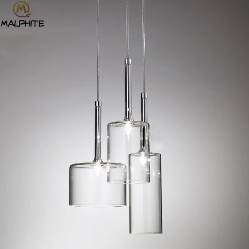 DecorBites™ Glass Bottle Pendant Light: Spillray Industrial Decor Lighting for Restaurant and Bar