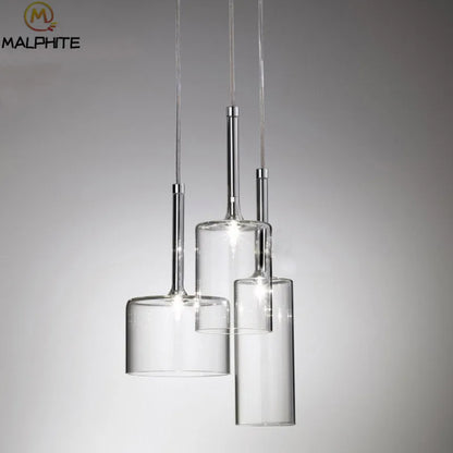 DecorBites™ Glass Bottle Pendant Light: Spillray Industrial Decor Lighting for Restaurant and Bar
