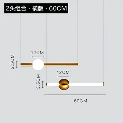 Lámparas colgantes DecorBites™ con marco geométrico lineal para escaleras y decoración de mesas.