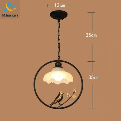 DecorBites™ Birdcage LED Chandelier: Modern Resin Pendant Lights for Bedroom, Living Room, and Restaurant