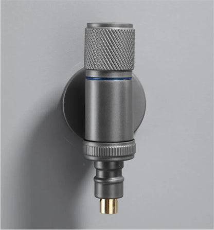 DecorBites™ Black Copper Brass Washing Machine Faucet Single Cold Wall Mounted Bibcock