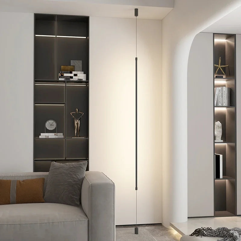 DecorBites™ Black 120cm LED Floor Lamp Modern Home Lighting for Living Room Bedroom Dining