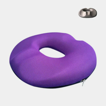 DecorBites™ Hemorrhoid Prostate Health Seat Cushion: Removable Bamboo Charcoal Core Butt Cushion