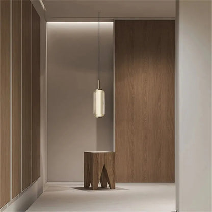 DecorBites™ Glass Staircase Pendant Light: American Retro Minimalist Restaurant Foyer Artistic Lamp