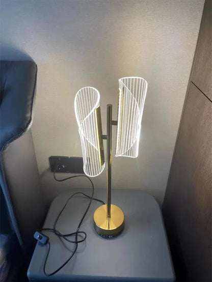 DecorBites™ LED Floor Lamp Minimalist Living Room Bedroom Standing Light Decor Virtual Fixture Acrylic Floor Lights