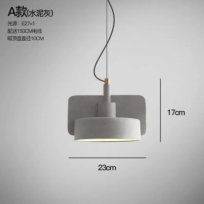 DecorBites™ Cement Pendant Lamp Retro Lights