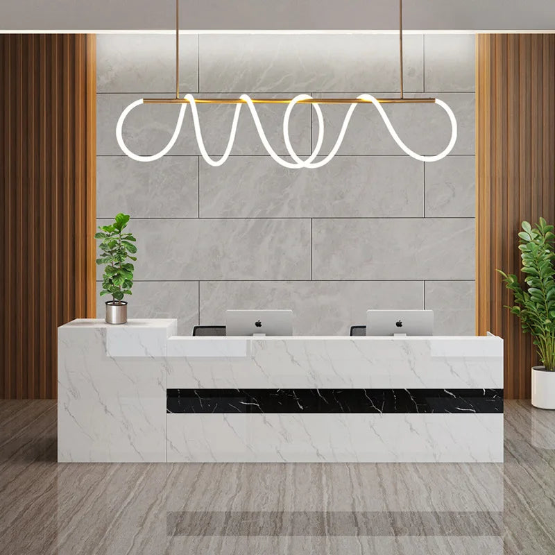 Decorbites™ Gold Schwarz LED Kronleuchter Modern Minimalistischer Pendel für Heimdekoration Beleuchtung