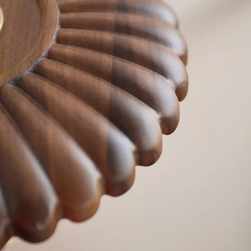 DecorBites™ LED Wall Lamp Walnut Wood Stair Light Fixture