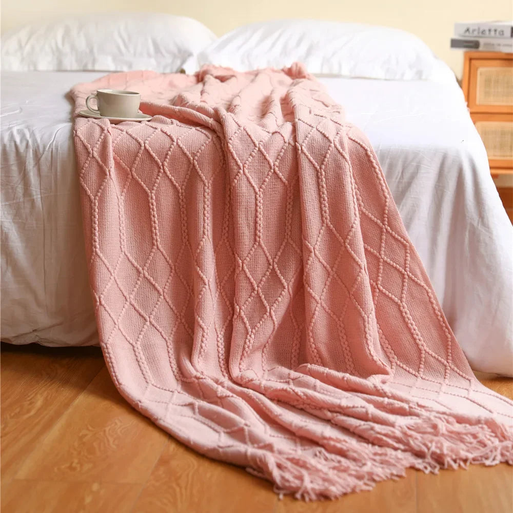 Nordic Wool Throw Blanket