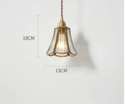 ديكوربايتس™ مصابيح معلقة زجاجية زرقاء لغرفة النوم وغرفة الطعام وغرفة المعيشة