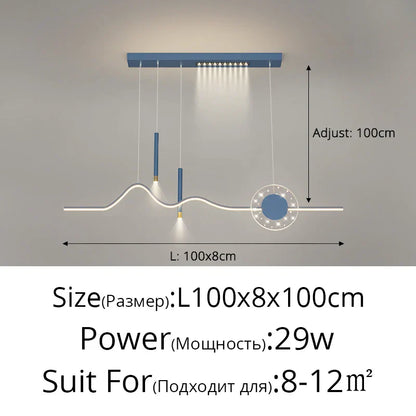 DecorBites™ LED Pendant Lights Modern Hanging Lamp Dining Kitchen Island Decor