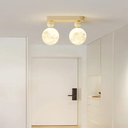 DecorBites™ LED Ceiling Moon Wall Lamp Minimalist Bedroom Lighting Fixture