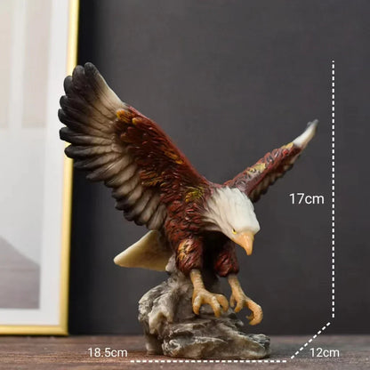 DecorBites™ Dapeng Eagle Wings Resin Art Statue Ornament for Home and Office Decor