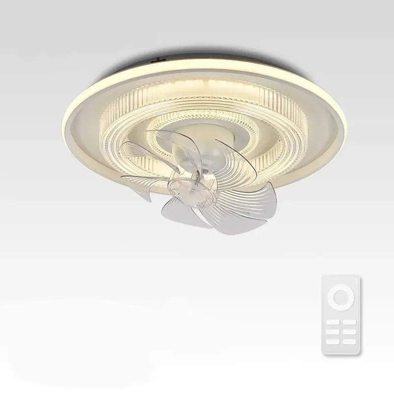 DecorBites™ Dimmable LED Fan Lights Ceiling Lamp with Remote Control for Bedroom Living Room