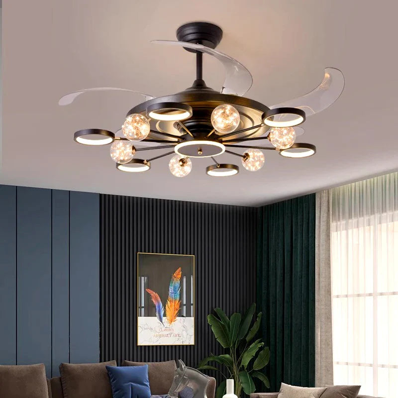 DecorBites™ Kids Bedroom Ceiling Fan with Remote Control & LED Light