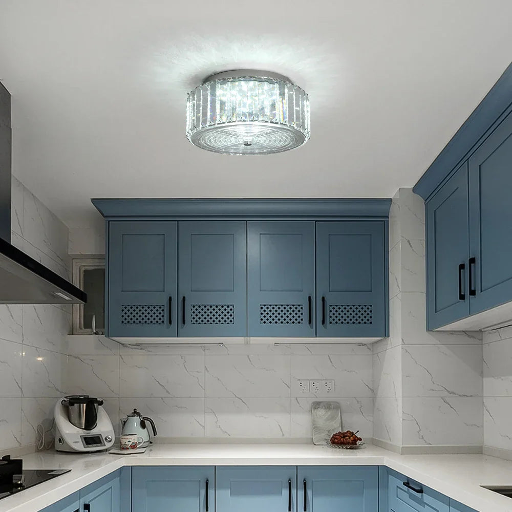 Lámpara de techo LED de cristal DecorBites™ con diseño circular para iluminación interior