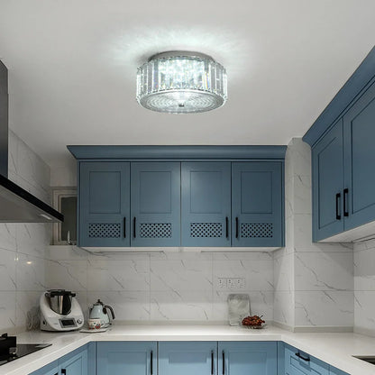 Lámpara de techo LED de cristal DecorBites™ con diseño circular para iluminación interior