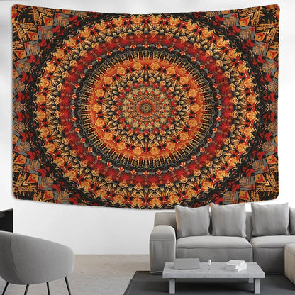 Decobites Mandala Tapestry Wall Hanging for Boho Witchcraft Decor