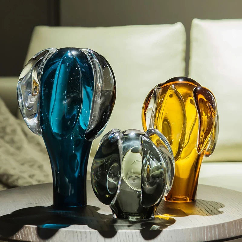 DecorBites™ Glass Vase Hot Air Balloon Home Decor Accessory