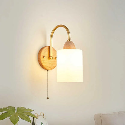 DecorBites™ LED Pull Chain Wall Lights for Bedroom Decor