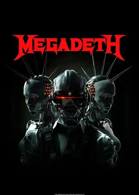 DecorBites™ Megadeth Canvas Poster: Rock Music Wall Art