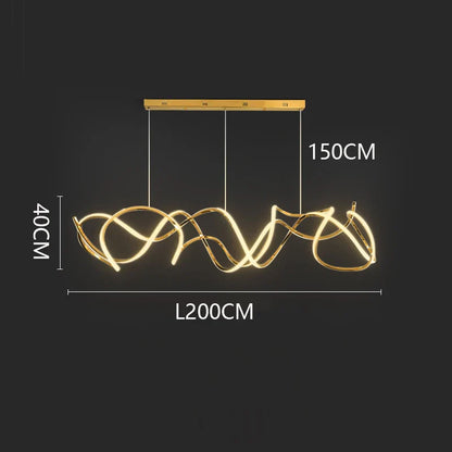 DecorBites™ LED Pendant Chandeliers for Dining and Living Room Decor