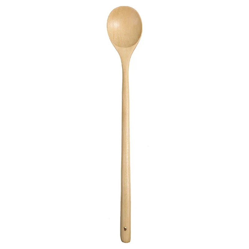 DecorBites™ Japanese Style Wooden Spoon for Mixing Rice Salad Kitchen Tableware