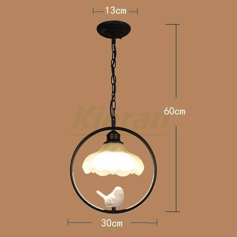 DecorBites™ Birdcage LED Chandelier: Modern Resin Pendant Lights for Bedroom, Living Room, and Restaurant