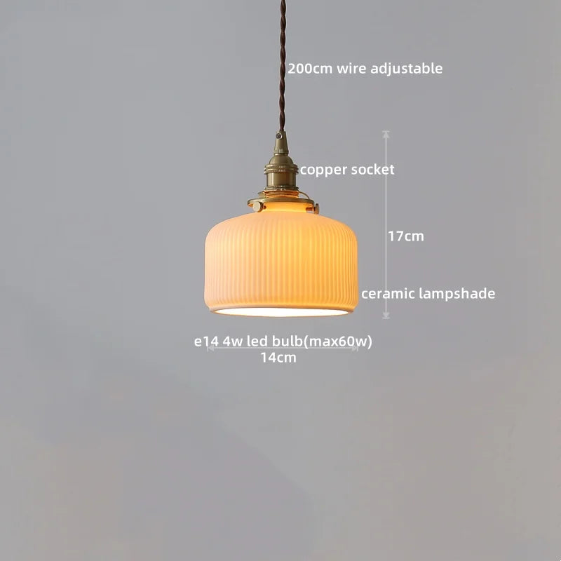 DecorBites™ Clear Glass LED Pendant Light | Nordic Hanging Chandelier for Kitchen, Living Room