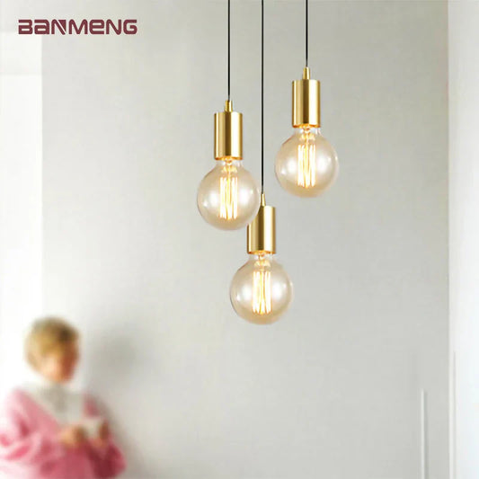 DecorBites™ Gold Modern Chandeliers E27 LED Lights for Home Decoration