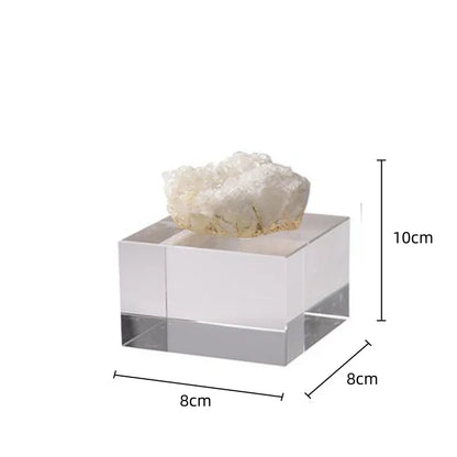 DecorBites™ Clear Crystal Coralline Ornaments for Home Decor