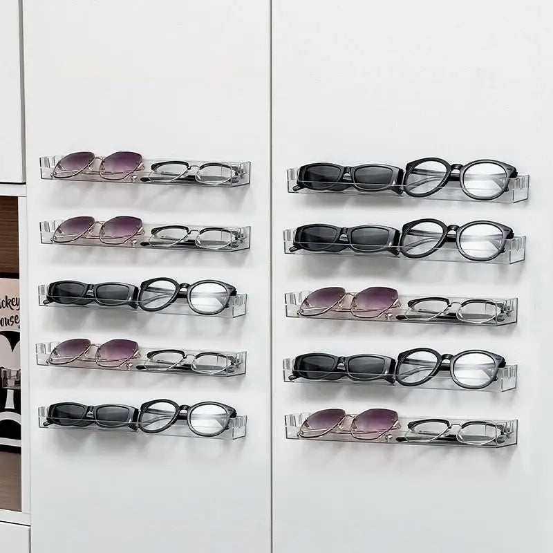 DecorBites™ Wall Mounted Transparent Storage Rack for Figures
