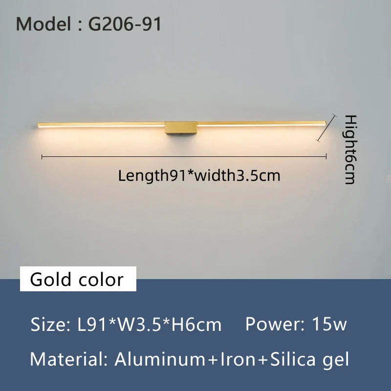 Espejos de baño LED Decorbites™ con luces, lámparas de pared y accesorios de iluminación para tocadores