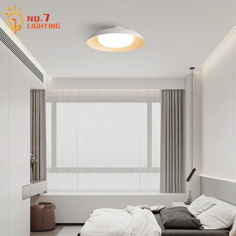 DecorBites™ Cream Wind Ceiling Light Indoor LED Minimalist Modern Lamp for Home Decor