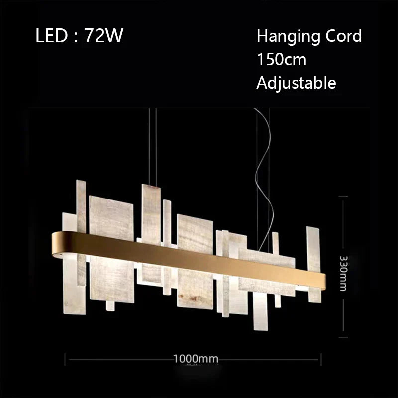 DecorBites™ LED Chandelier: Modern Lighting for Dining Room & Home Decor
