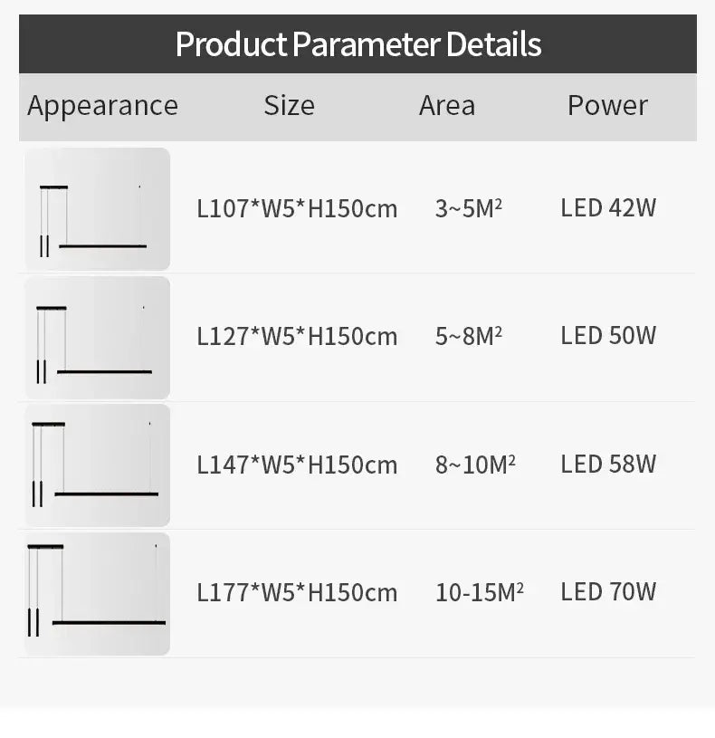 DecorBites™ Nordic LED Chandelier for Home Lighting