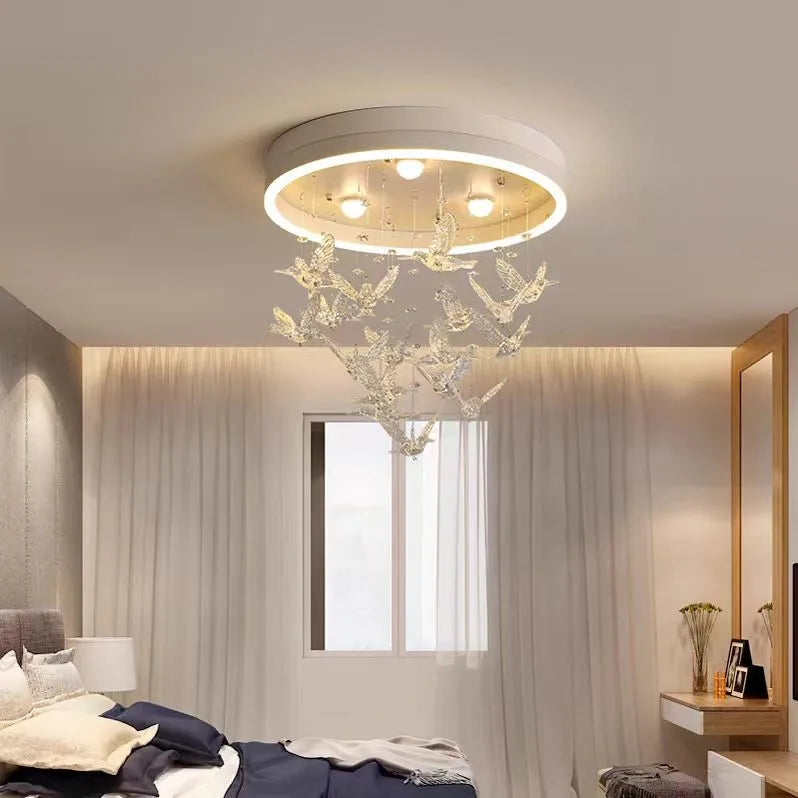 DecorBites™ Flying Bird Ceiling Light: Fashionable and Romantic Kid's Room Decor Lamp