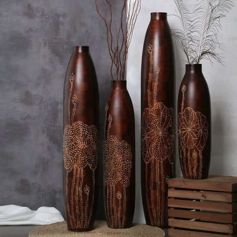 DecorBites™ High Stand Vase for Decorative Plants - Elegant Home Decor for Living Room, Office, or Wedding