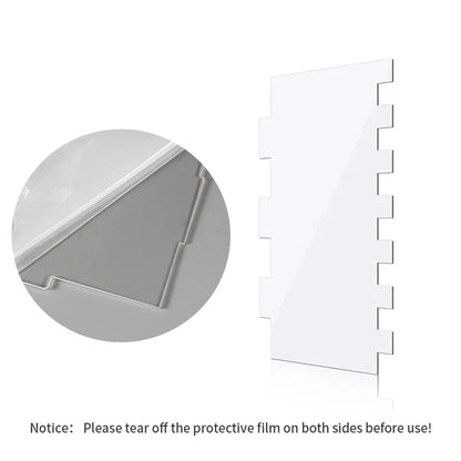 DecorBites™ Cake Cream Scrapers: Saw Tooth Smoother Contour Pastry Dessert Baking Tools