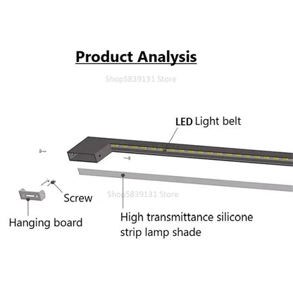 Lámpara de pared LED lineal DecorBites™ - Iluminación decorativa moderna de estilo nórdico para el hogar