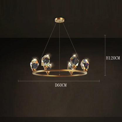 DecorBites™ Elegant Chandelier Dining Room Pendant Lights Ceiling Lamps