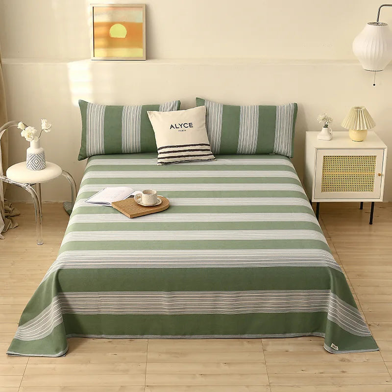 DecorBites™ Cartoon Printed Cotton Bedspread | Queen King | Durable Coarse Cloth | All Seasons