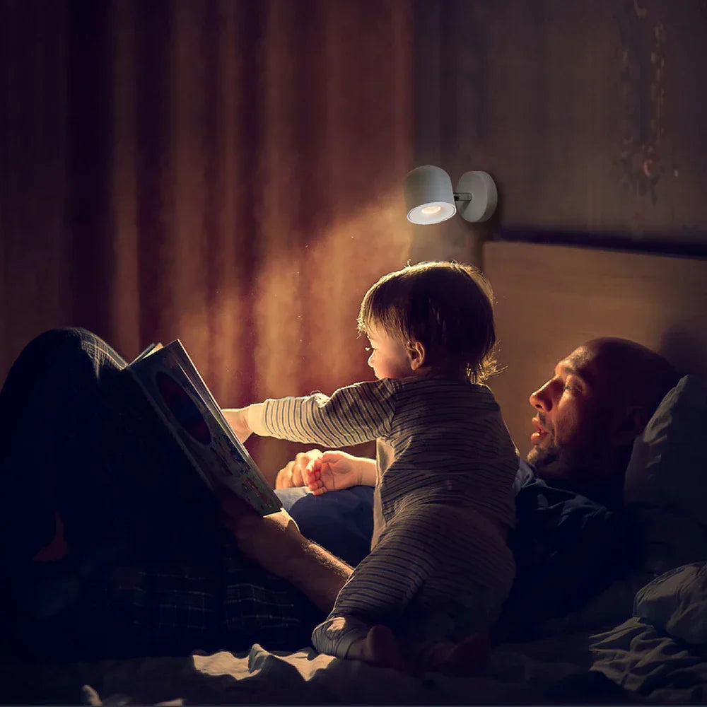 DecorBites™ Dimmable LED Wall Lamp: Modern Reading Light with Adjustable Angle by Aisilan