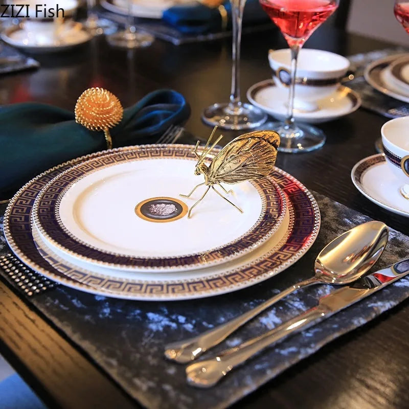 DecorBites™ Golden Butterfly Ant Miniature Figurine Desk Ornament Artwork Decor