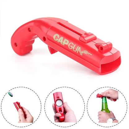 DecorBites™ Catapult Bottle Opener Gun for Creative Drink Opening and Bar Fun