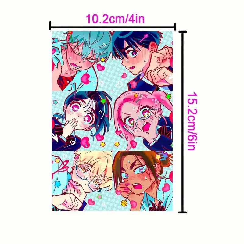 DecorBites™ Alien Anime Photo Cards Collage Set