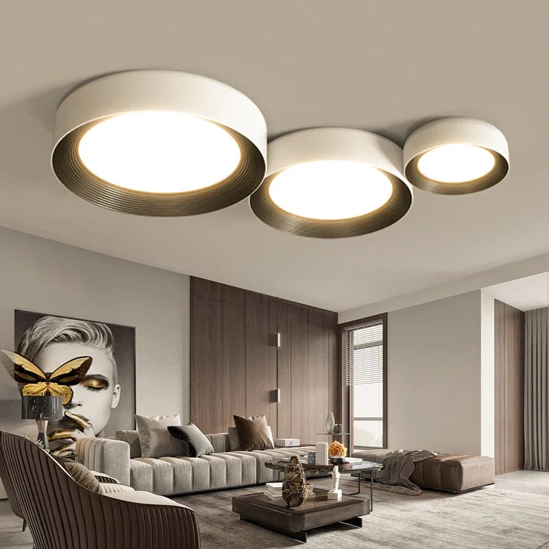 DecorBites™ LED Ceiling Lights: Modern Dimmable Square Circular Indoor Lighting for Bedroom, Balcony, Aisle