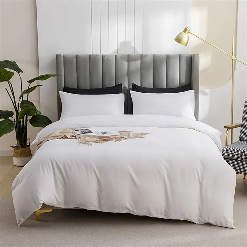DecorBites™ Brushed Duvet Cover Set | Soft Skin-Friendly Bedding | Full Queen King Twin Sizes