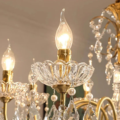 DecorBites™ Crystal Chandeliers Light for Living Room and Dining Room